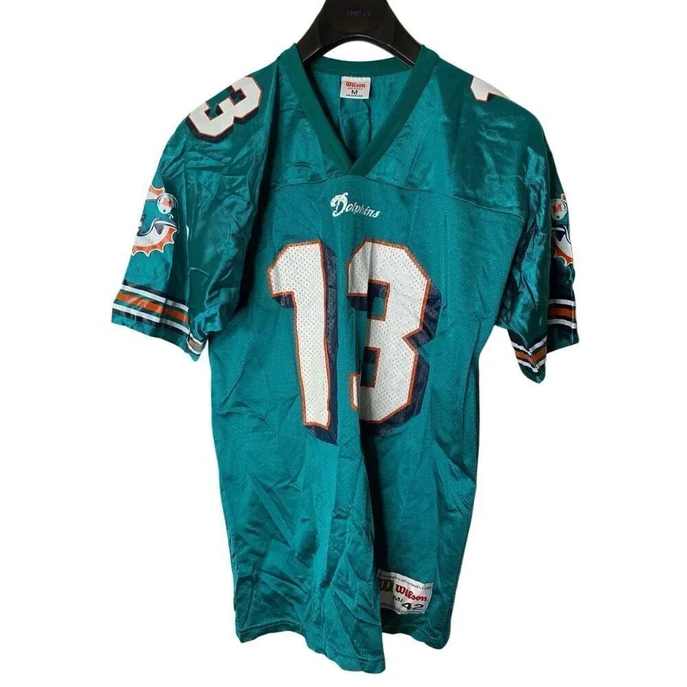 Vintage Dan Marino Miami Dolphins Wilson jersey #13 NFL size medium USA